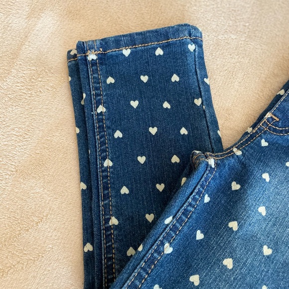 Cat and Jack Hearts Slip-On Denim Toddler Jeggings - Size 3T - Picture 3 of 10